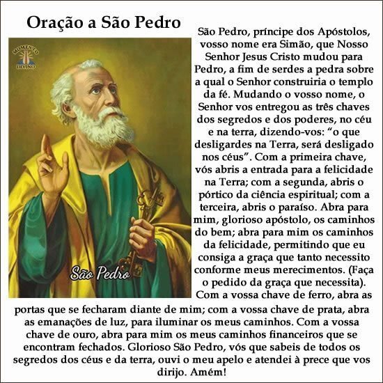 Oração a São Pedro - Momento Divino - 2343